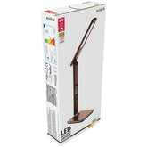 Avide LED Φωτιστικό Γραφείου Δερμάτινο με Ημερολόγιο Καφέ 6W